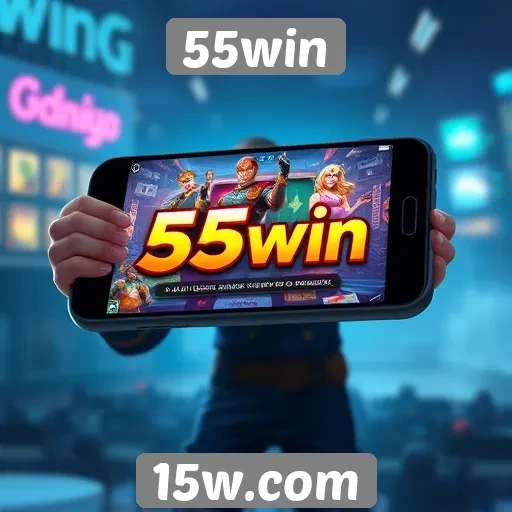 Compatibilidade do 55win com dispositivos móveis